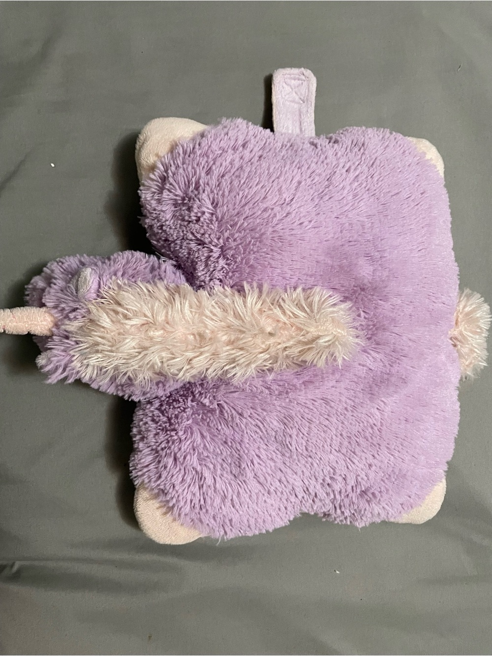 PILLOW PETS Pet Pee-Wees Purple/Pink Plush Stuffed UNICORN